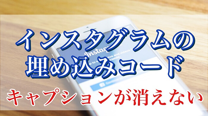 インスタグラムの埋め込みコード キャプションが消えない場合の対応方法 はなげんきの犬小屋