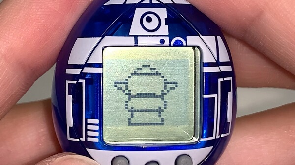 R2-D2たまごっち｜無言で立ち去るヨーダ