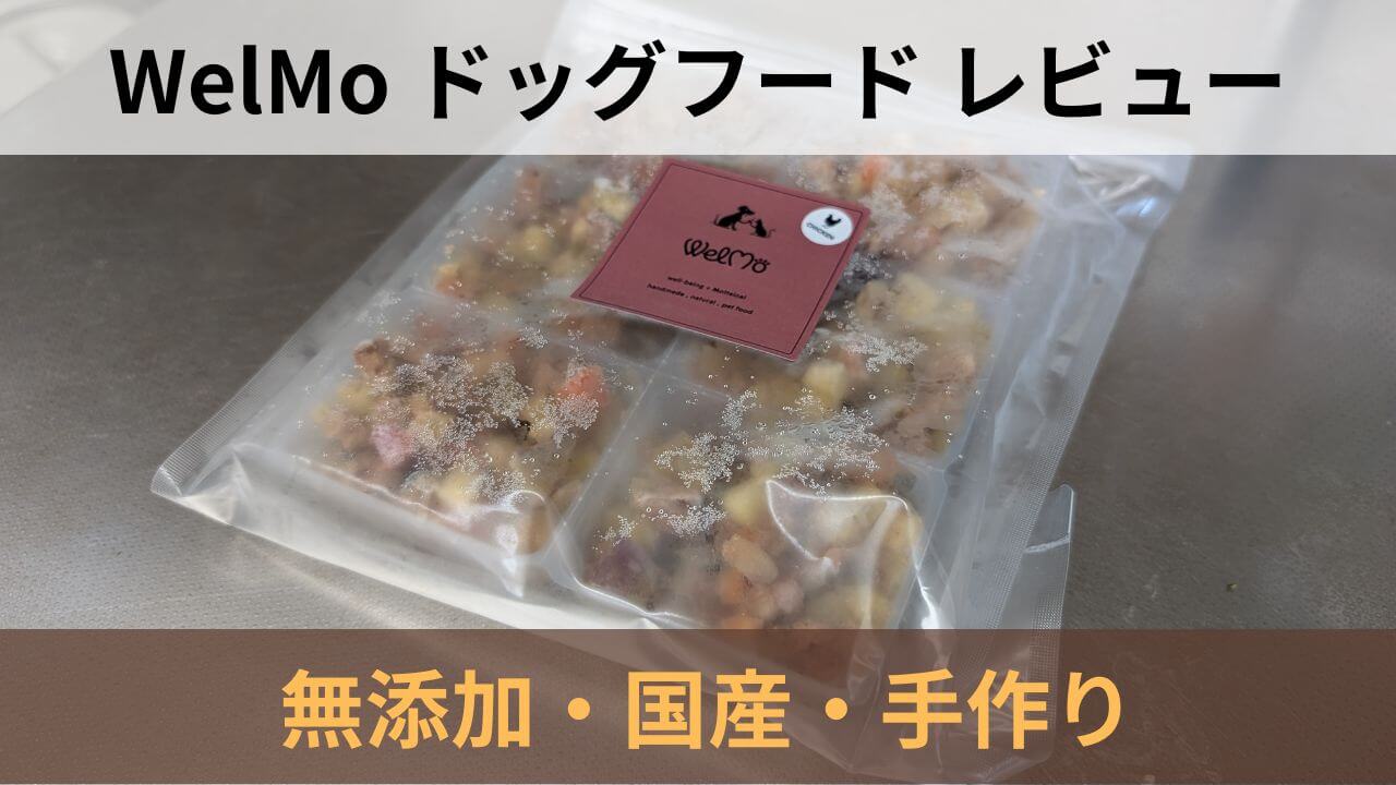 WelMoドッグフード 放牧親鶏レバーと規格外野菜の冷凍パッケージ写真｜無添加・国産レビュー用サムネイル